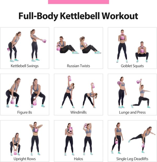 TopMade Adjustable Kettlebell - 5, 8, 9,12lb Kettlebell Weights Set for - Image 5