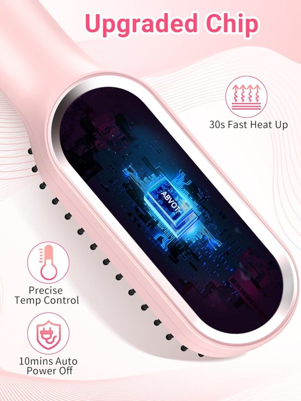 Hair Straightener Brush with Air Vents, ABVOT All in 1 Hot Air - Image 8