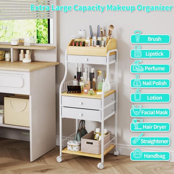 HapiRm Floor Makeup Organizer Storage - Skincare Make Up Organizers and - Image 4