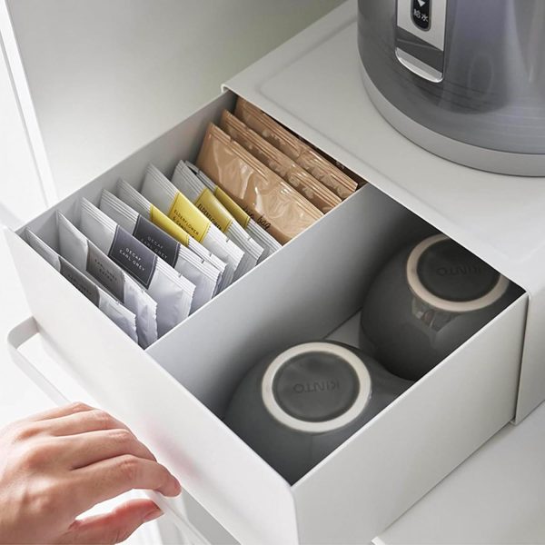 Home Tower Kitchen Appliance Rack with Drawer Under- Appliance Storage - Image 5