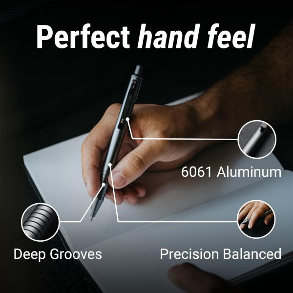 Everyman Grafton Pen, EDC Pen with Premium Gel Ink, Luxury Metal Writing, - Image 2