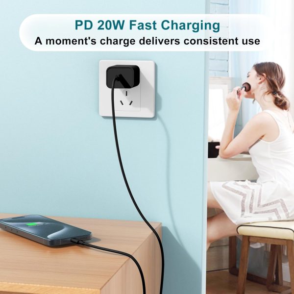 Fast Charger for iPhone 16 15 Charger Fast Charging 3Pack, 6+6+10ft USBC to - Image 5