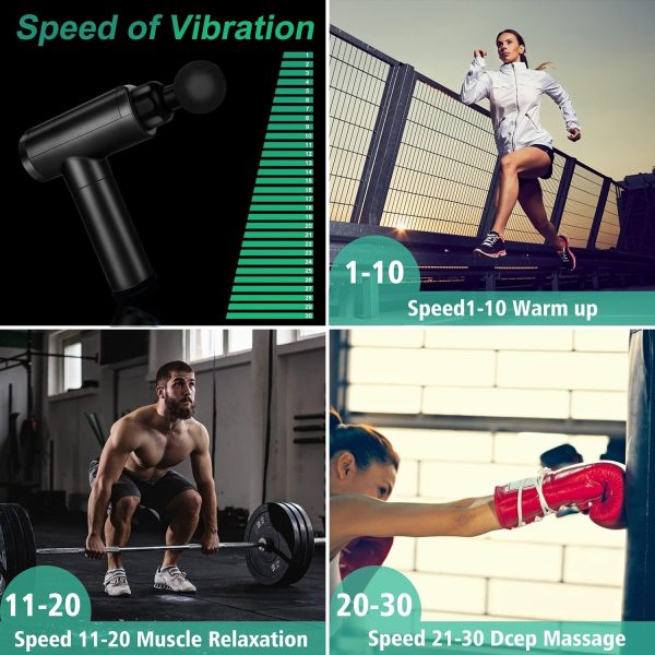 Cholas Massage Gun, Muscle Therapy Gun for Athletes, Deep Tissue Percussion - Image 6