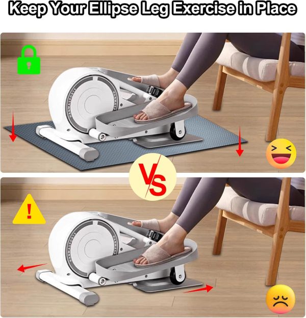 Non-Slip Mat for Ellipse Leg Exerciser Machine, Apply to Under Desk - Image 2