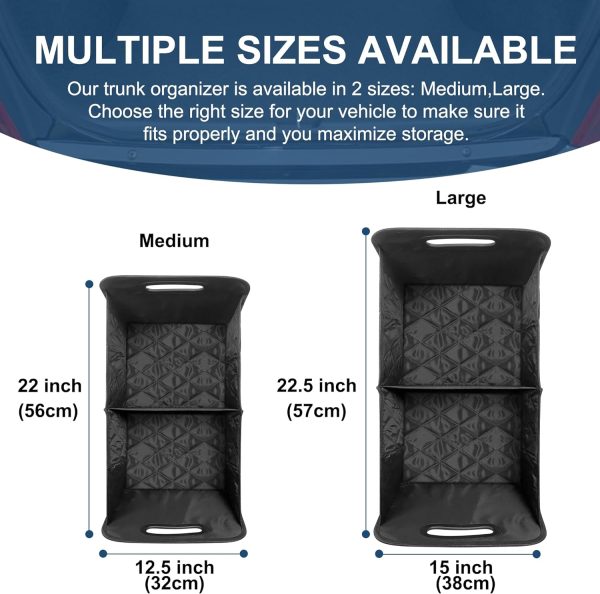 Deosk Car Trunk Organizer for SUV, Car Organizers and Storage with 6 - Image 2