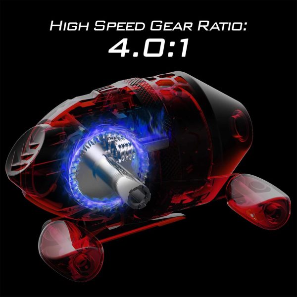 KastKing Brutus Spincast Fishing Reel,Easy to Use Push Button Casting - Image 5