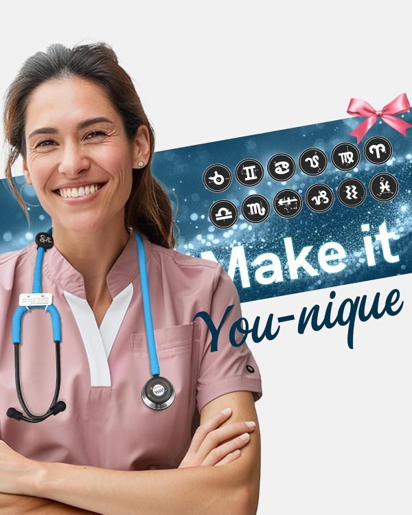 FriCARE Dual-Sided Stethoscope - Tunable Stethoscopes for Nurses, Medical - Image 2