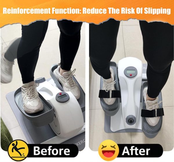 Ellipse Leg Exerciser Machine Pedal Straps, Adjustable Pedal Strap for - Image 3