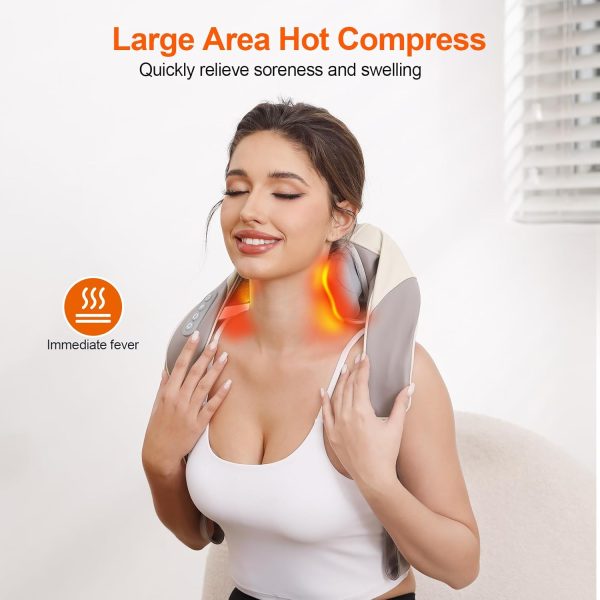 Neck Massager, Cordless Deep Tissue 4D [Imitation Human Hand Kneading] - Image 5