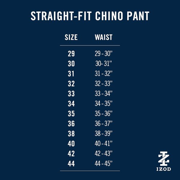 IZOD Men's Saltwater Stretch Flat Front Straight Fit Chino Pant - Image 7