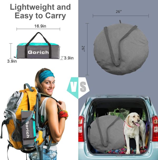 Gorich Beach Tent Sun Shelter for 3/4-5/6-7/8-10 Person with UPF 50＋ UV - Image 4