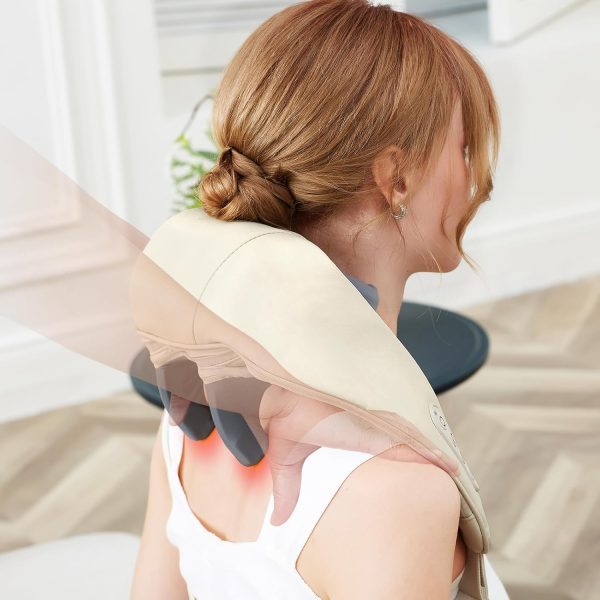 Neck and Shoulder Massager with Heat, Wireless Design Neck Massager for - Image 2