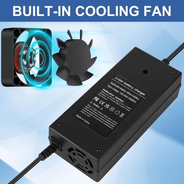 54.6V 2A Electric Bike Charger for Heybike Mars/Ranger, Ecotric Hammer 48V - Image 3