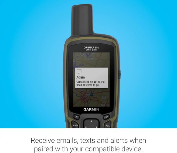 Garmin GPSMAP 65s, Button-Operated Handheld with Altimeter and Compass, - Image 6