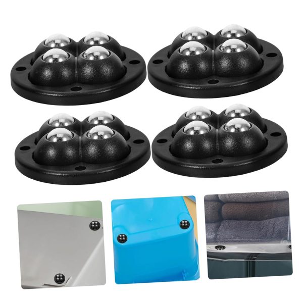 CHILDWEET 4pcs Adhesive Universal Wheel Wheels for Office Chair Furniture - Image 9