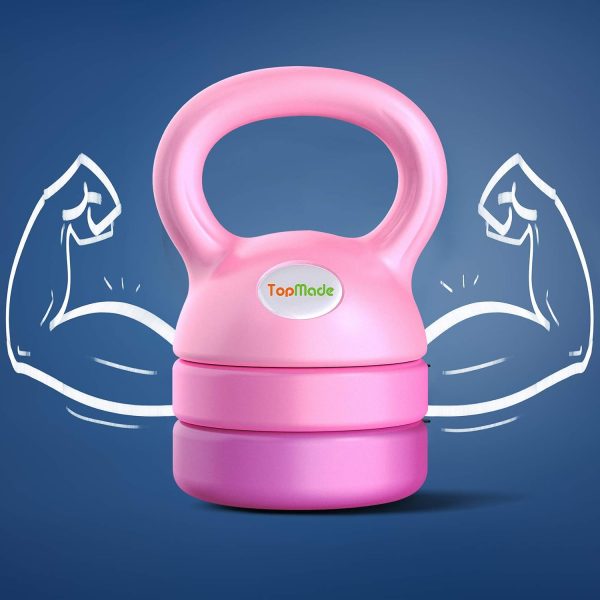TopMade Adjustable Kettlebell - 5, 8, 9,12lb Kettlebell Weights Set for - Image 9