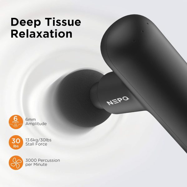 Mini Massage Gun, Powerful Fascial Gun Portable Deep Tissue Percussion - Image 4