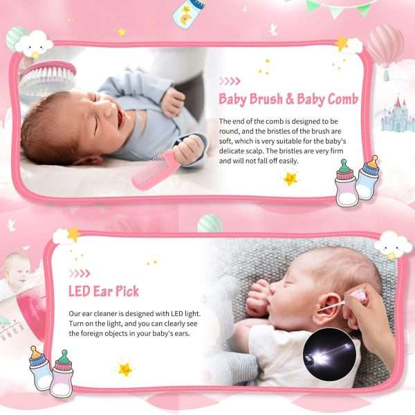 23Pcs Baby Healthcare and Grooming Kit modacraft Baby Safety Set with Baby - Image 5