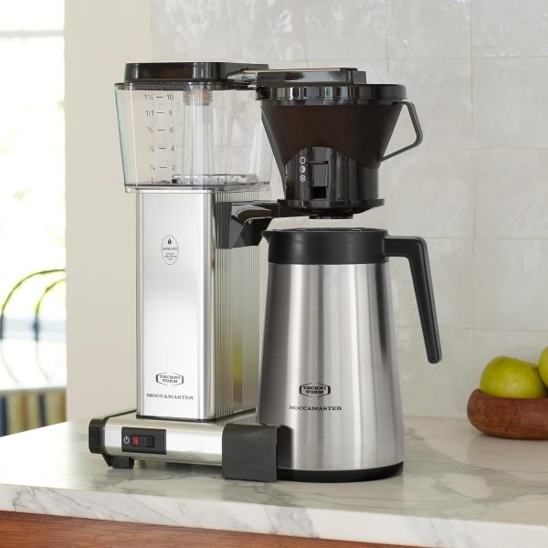 Technivorm Moccamaster 79112 KBT Coffee Brewer, 40 oz, Polished Silver - Image 2