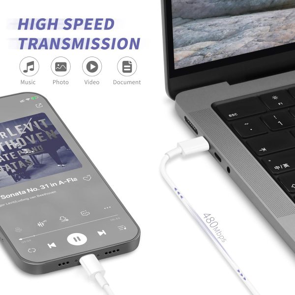 MAILESI for iPhone Charger Fast Charging,[MFi Certified] 2Pack 20W Type C - Image 5