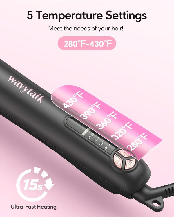 Wavytalk 1 Inch Rotating Curling Iron - Get Effortless Waves with Self - Image 7