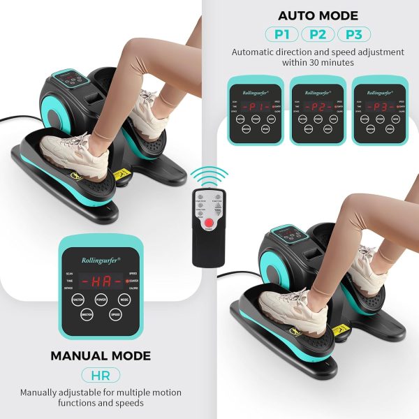 Under Desk Elliptical Machine, Electric Leg Exerciser for Seniors, Compact - Image 3