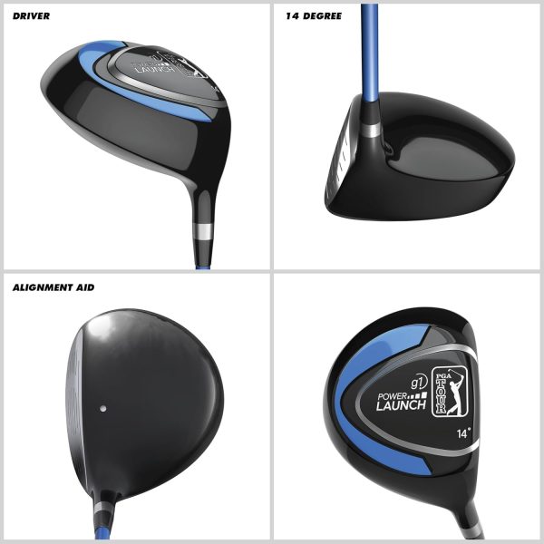 PGA Tour G1 Series Blue Kids Golf Club Set | Right and Left Handed Options - Image 4