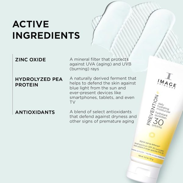 IMAGE Skincare, PREVENTION+ Daily Hydrating Moisturizer SPF 30, Zinc Oxide - Image 5