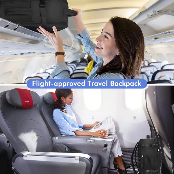 Travel Backpackfor Men Women Flight Approved, Carry-on Backpack Personal - Image 2