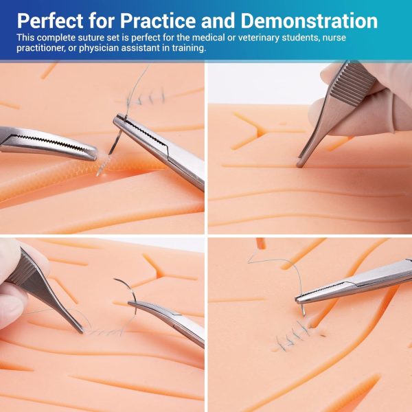 Alcedo Suture Practice Kit for Medical Students | Complete Kit (32 Pieces) - Image 8