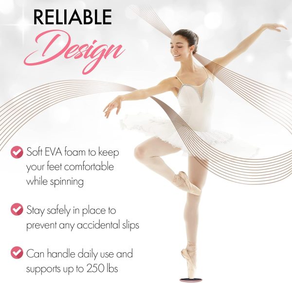Ballet Pirouette Disc for Dancers - Portable Turn Disc for Dancing on - Image 4