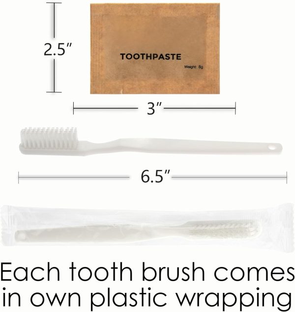 Moda West 96 Hygiene Kits - Bulk Case of Wholesale Deluxe Toiletries for - Image 5