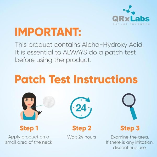 QRxLabs Glycolic Acid 20% Resurfacing Pads for Face & Body with Vitamins - Image 7