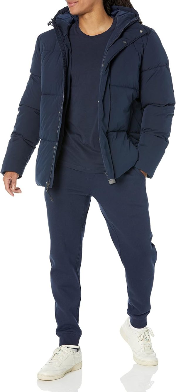 Amazon Essentials Men's Mid-Length Hooded Puffer Coat (Available in Big & - Image 4