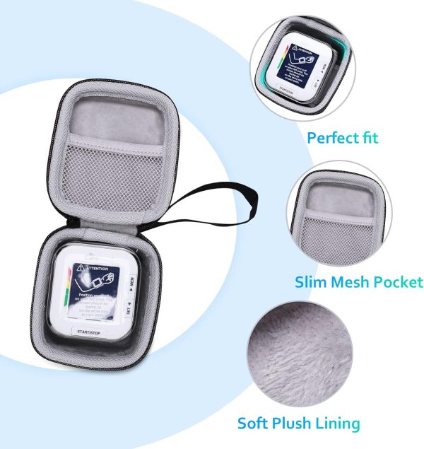 XANAD Hard Case for Wrist Blood Pressure Cuff Monitor Within Size 5'' x 4'' - Image 3