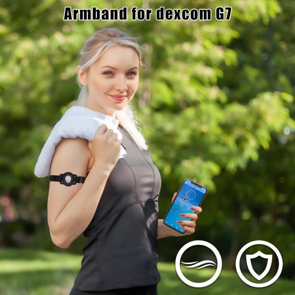 MGZNMTY Arm Band for Dexcom G7, CGM Continuous Glucose Monitor Sensor Cover - Image 5