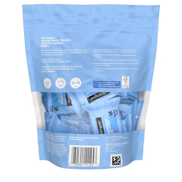 Neutrogena Makeup Remover Wipes, Individually Wrapped Daily Face Wipes for - Image 8