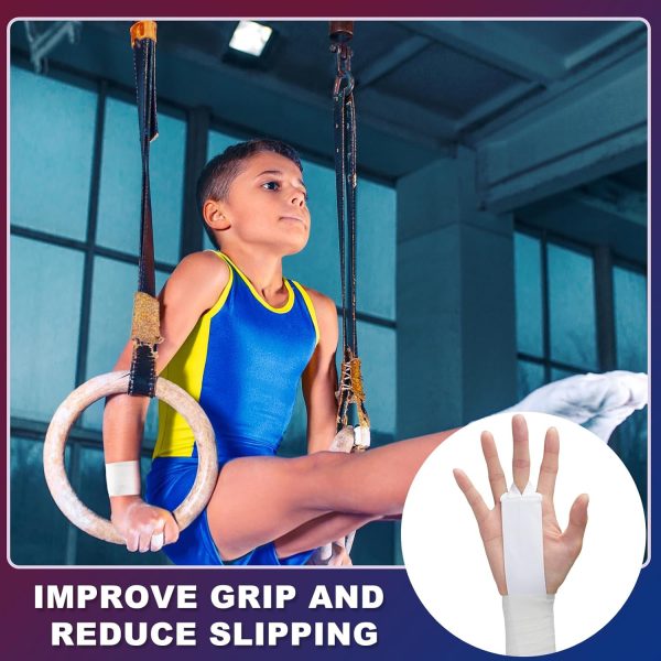 6 Pcs Gymnastics Tape Grips Cotton Reusable Hand Grips for Gymnastics Bars - Image 5