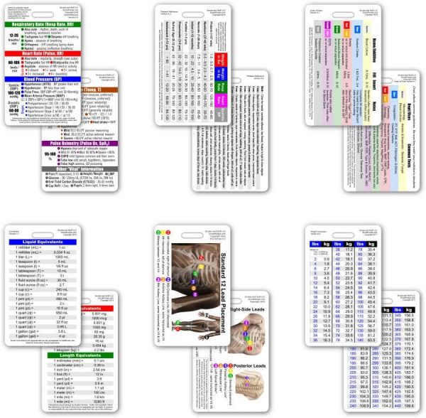 Mini CNA/MA/Tech Vertical Badge Card Set - 6 Cards - Image 2