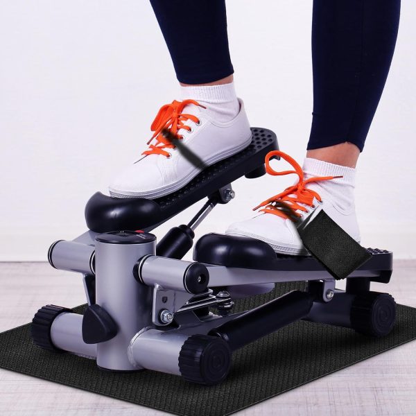Thick Elliptical Mat with 4 Pcs ellipse pedal straps for Under Desk - Image 7