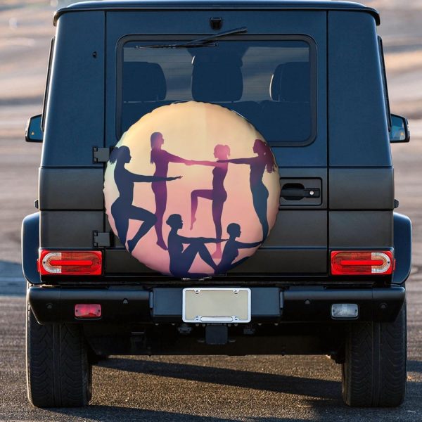 Gymnastics Game Print Tire Covers Wheel Covers for RVs Trailers Cars Camper - Image 5