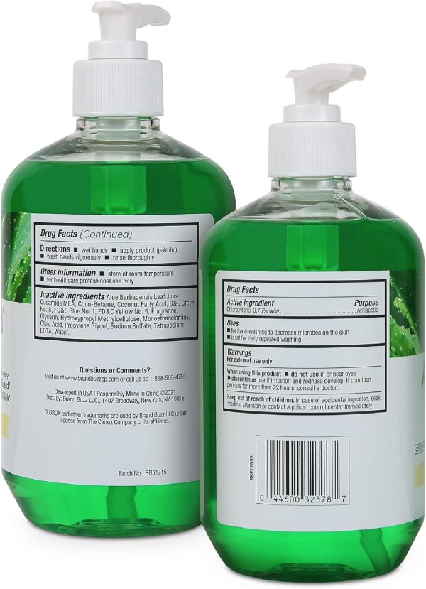 Clorox Healthcare AloeGuard Soap, Aloe Vera, 18 Ounce Per Pack | Clorox - Image 3
