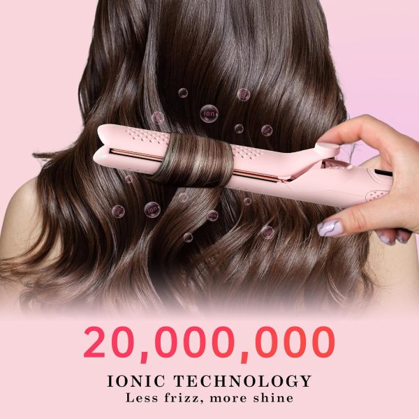 Hair Straightener and Curler 2-in-1, 360°Airflow Styler Curling Iron, 20 - Image 3