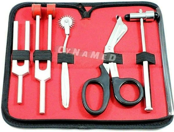 5 Piece Student Diagnostic Kit - Reflex Neurological Buck Hammer And Tuning - Image 6