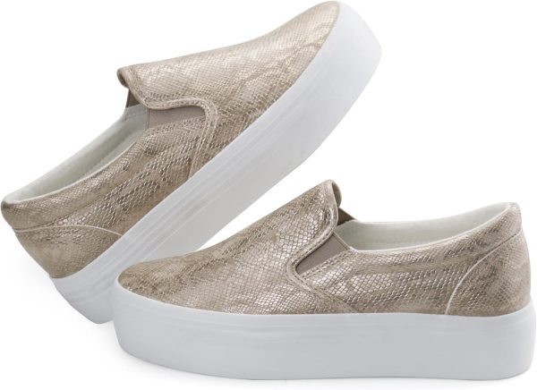 JABASIC Women Slip-on Platform Loafers Casual Comfortable Loafer Shoes - Image 5