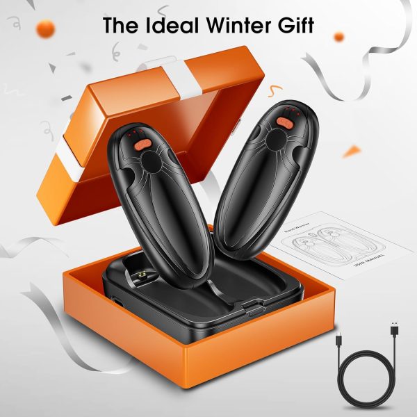 AI Hand Warmers Rechargeable with Charging Case, 2-Pack 14000mAh Magnetic - Image 8
