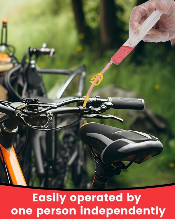 Brake Bleed Kit for Shimano, TEKTRO, TRP Hydraulic Disc Brakes, Mountain - Image 5