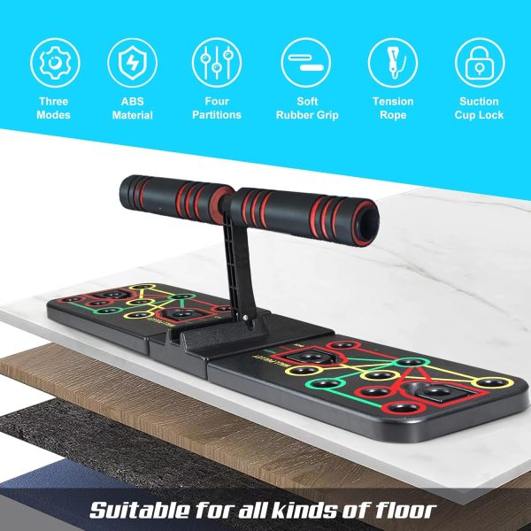 Push Up Board with Sit up Stand. Multifunctional Push Up Board with - Image 7