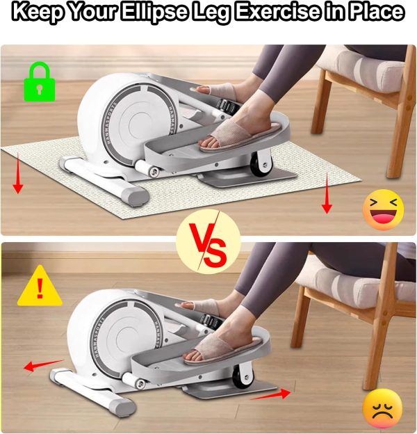 Non-slip Mat for Ellipse Leg Exerciser Machine, Suitable for Under Desk - Image 2