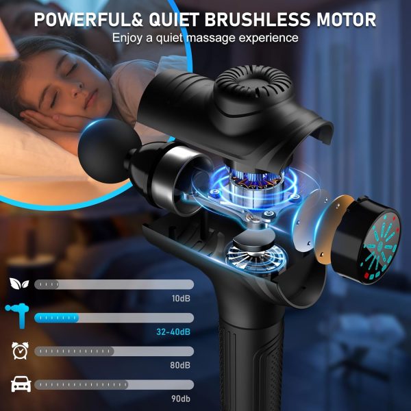 RAEMAO Massage Gun, Massage Gun Deep Tissue, Back Massage Gun for Athletes - Image 4